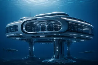 The Dim Saucer: an old ISEMH saucer-station on great legs, dim and near-dormant on a cold southern floor.